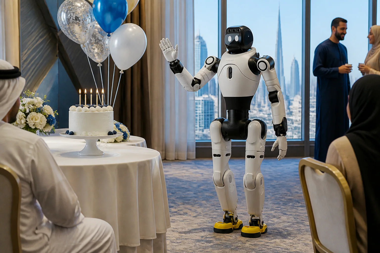 Event Welcome Robots — Alternate application