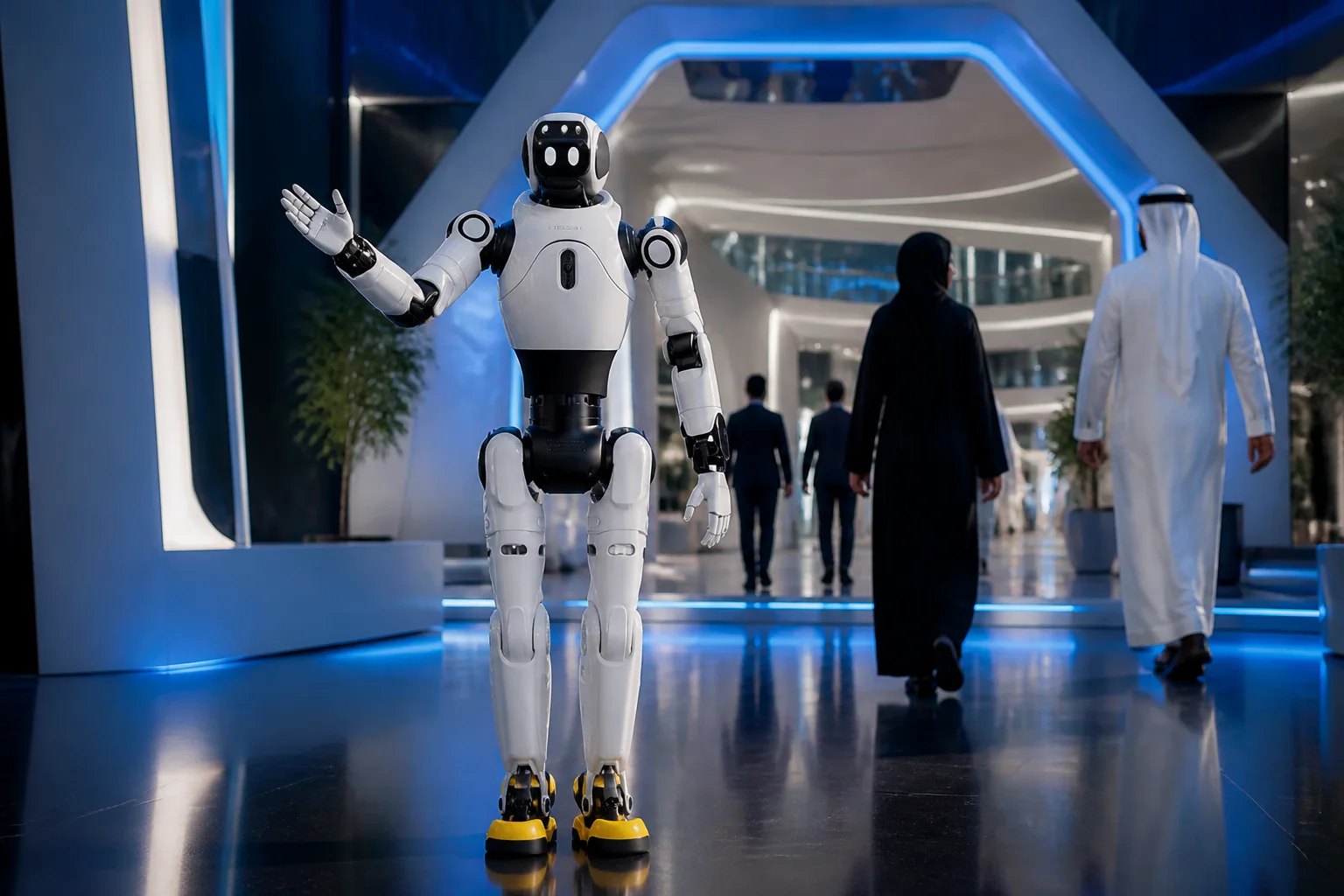 Event Welcome Robots with a verified HENSUNG robot in its operating environment