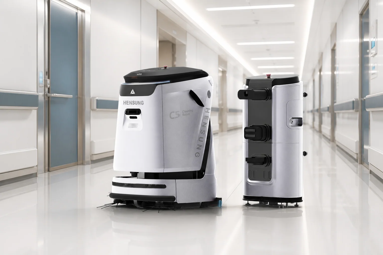 Shopping Mall Cleaning Robots — Alternate application