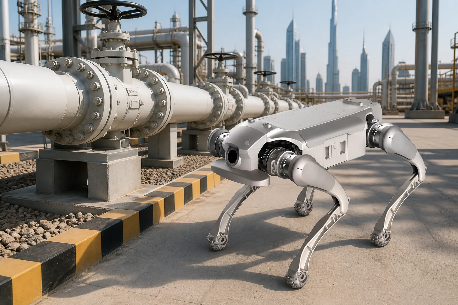 Pipeline Inspection Robots using a verified HENSUNG product