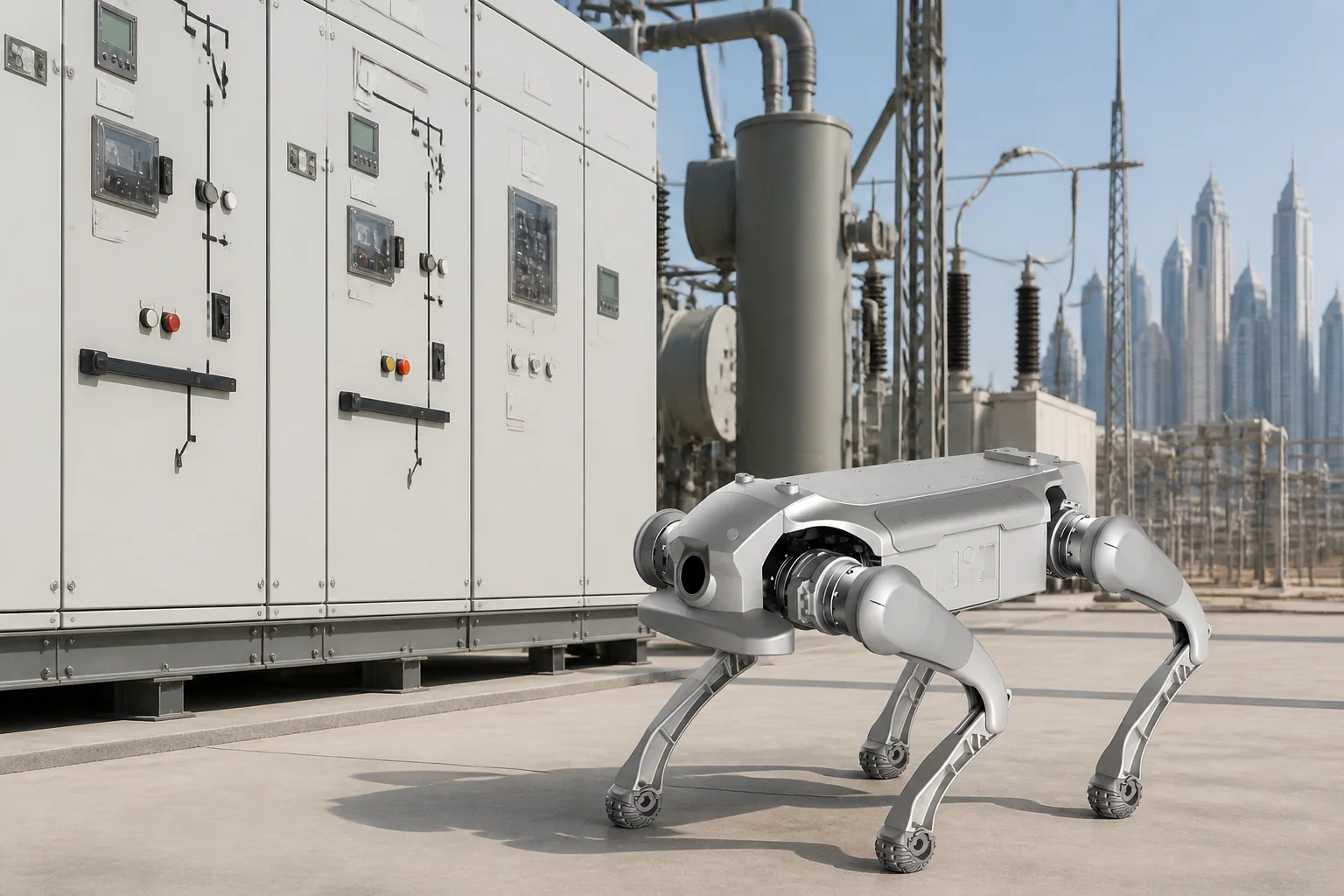 Smart Inspection Robots with a verified HENSUNG robot in its operating environment
